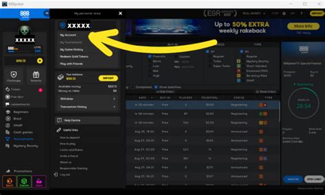 888 poker my account.
